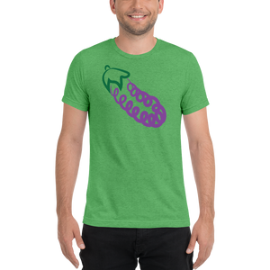 Eggplant Emoji Short sleeve t-shirt